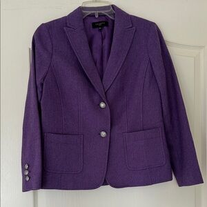 Talbots Women's Rich Purple Suit Jacket